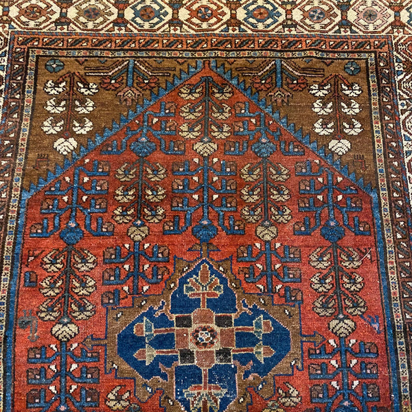 Vintage Rug, 4' 5 x 5' 10 Red