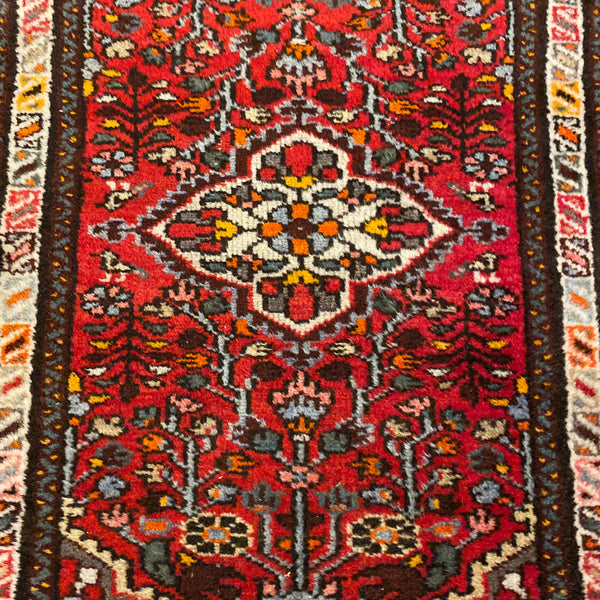 Vintage Rug, 2' 2 x 2' 10 Red