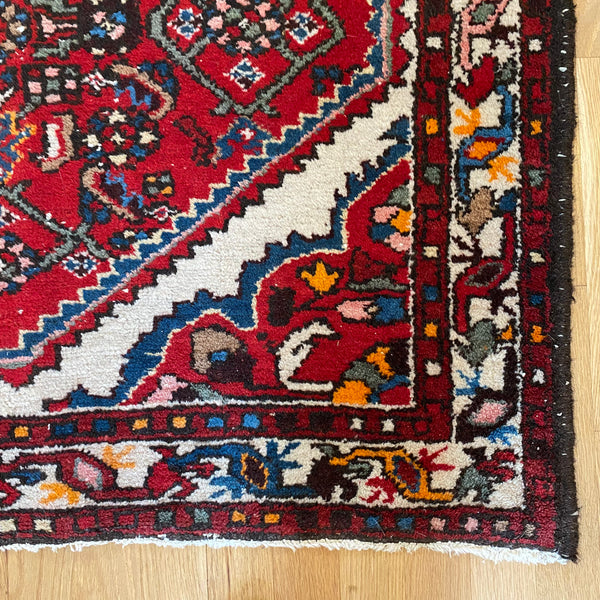 Vintage Rug, 3' 4 x 5' 5 Red