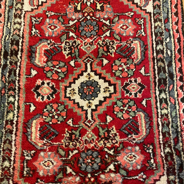 Vintage Rug, 2' 3 x 4' 2 Red