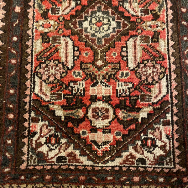 Vintage Rug, 1' 9 x 2' 10 Red
