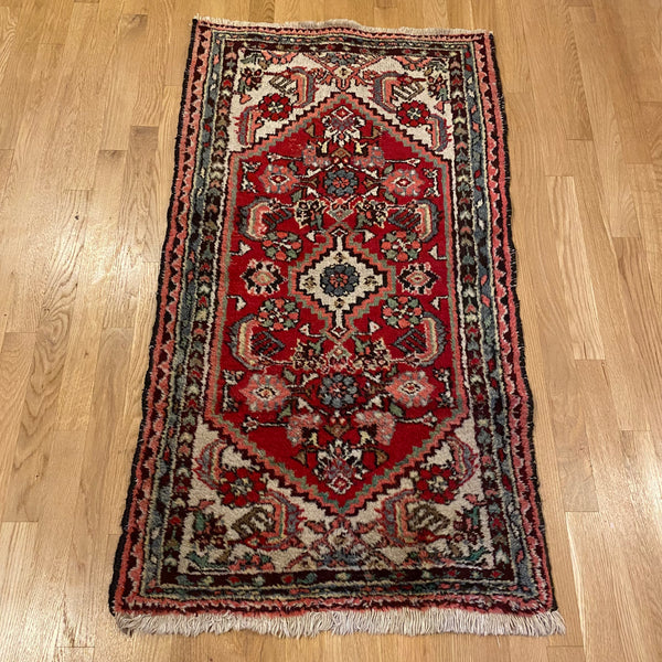 Vintage Rug, 2' 3 x 4' 2 Red