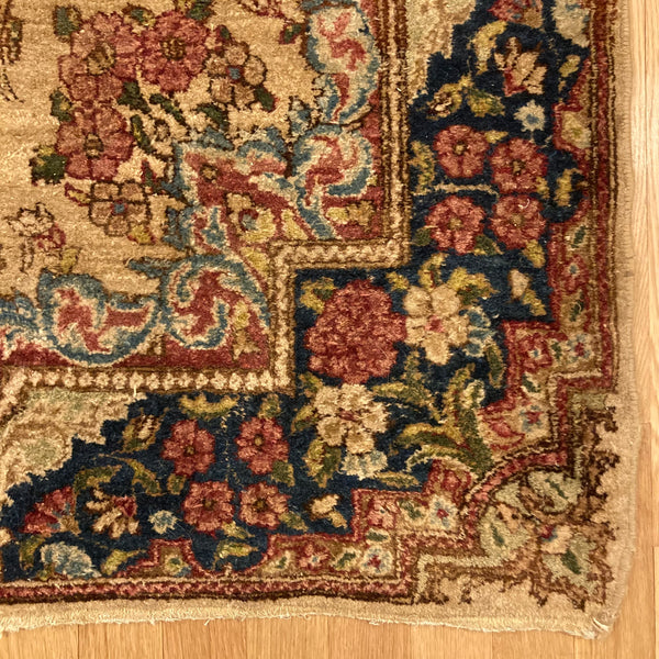 Vintage Rug, 3' 1 x 5' 5 Cream