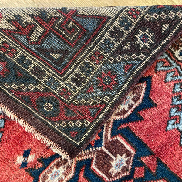 Vintage Rug, 2' 5 x 4' 2 Red