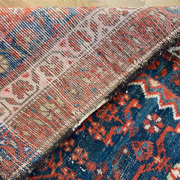 Vintage Rug, 3' 11 x 6' 4 Red Orange