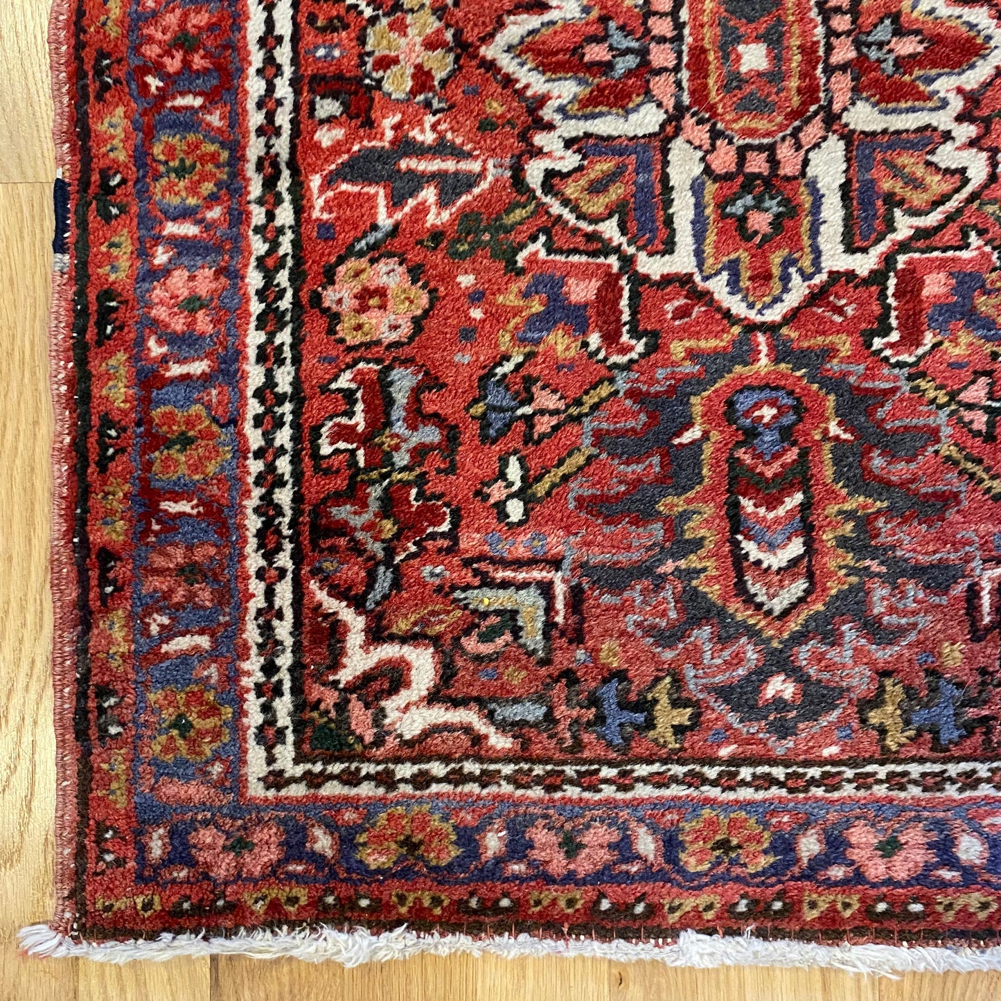Vintage Rug, 2' 1 x 2' 7 Red