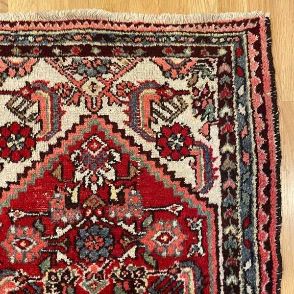 Vintage Rug, 2' 3 x 4' 2 Red