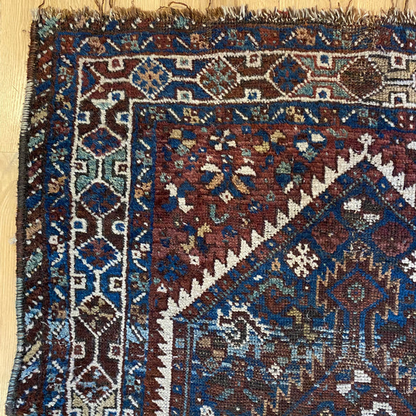 Vintage Rug, 3' 2 x 4' 7 Red Brown