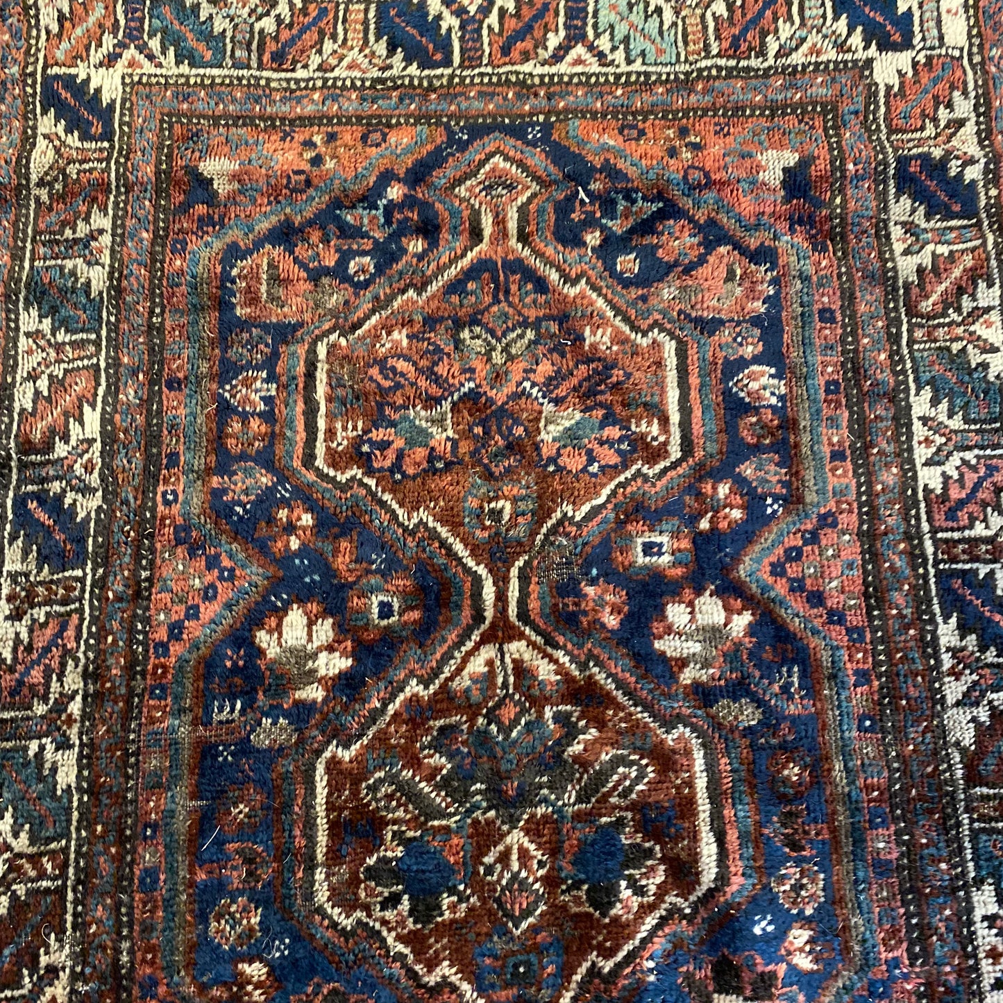 Vintage Rug, 2' 10 x 4' 8 Blue