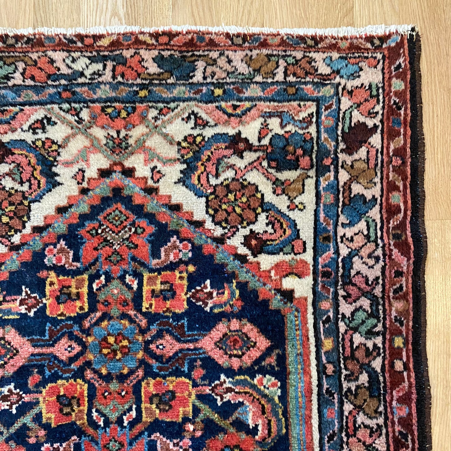 Vintage Rug, 2' 4 x 4' 2 Blue