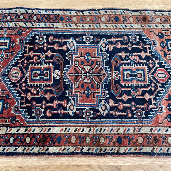 Vintage Rug, 1' 9 x 2' 8 Blue