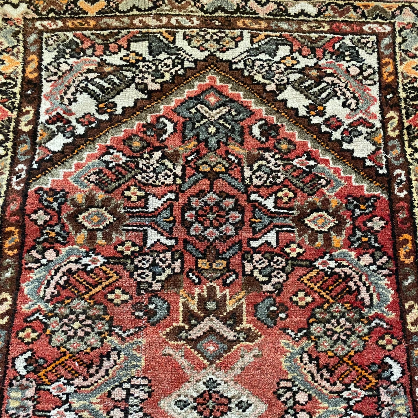 Vintage Rug, 2' 7 x 4' Red