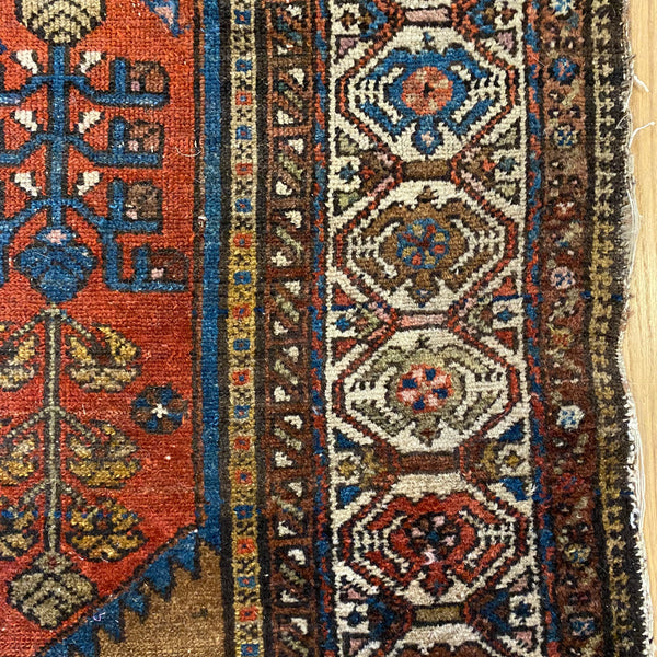 Vintage Rug, 4' 5 x 5' 10 Red