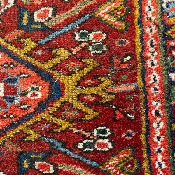 Vintage Rug, 2' 2 x 2' 10 Red