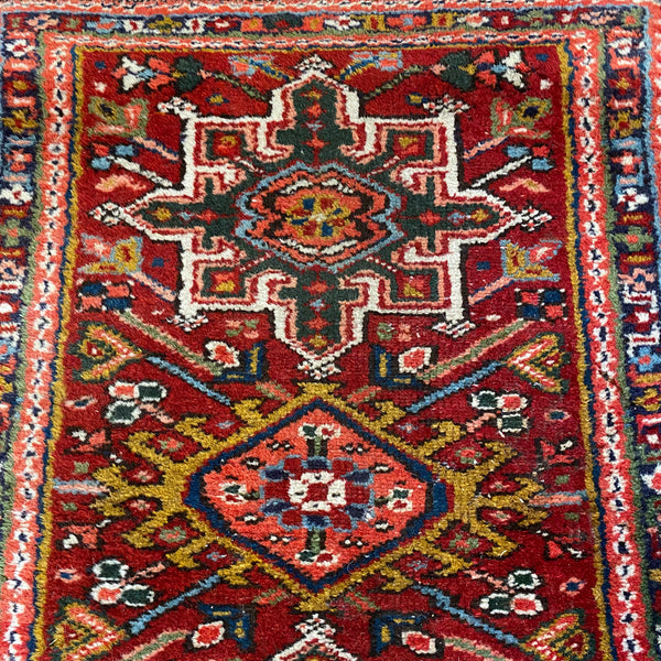 Vintage Rug, 2' 2 x 2' 10 Red