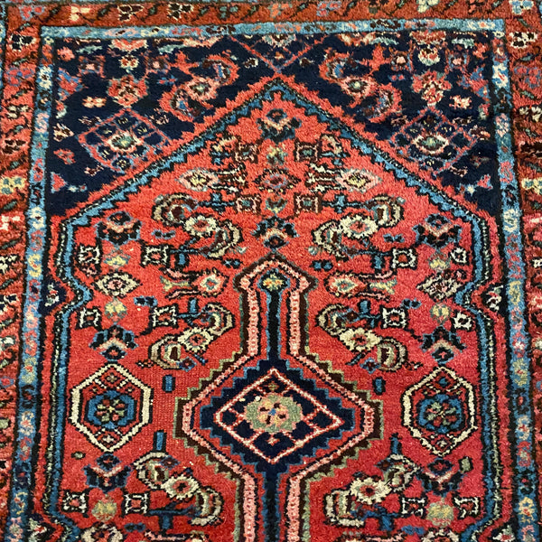 Vintage Rug, 2' 8 x 3' 10 Red