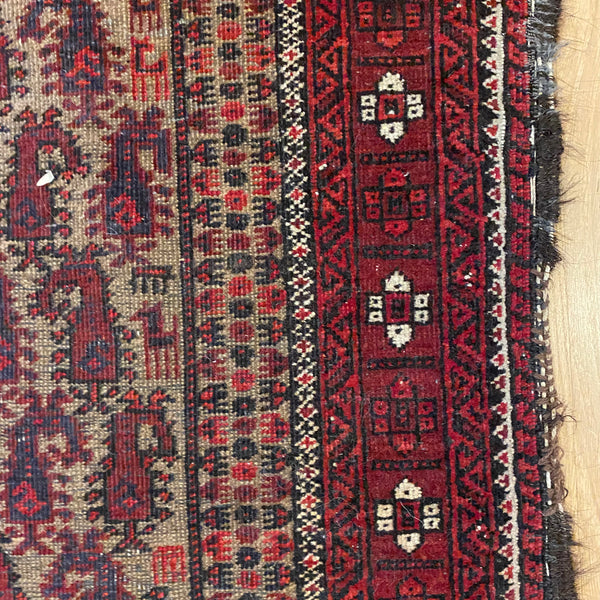 Vintage Rug, 2' 10 x 5' 8 Brown