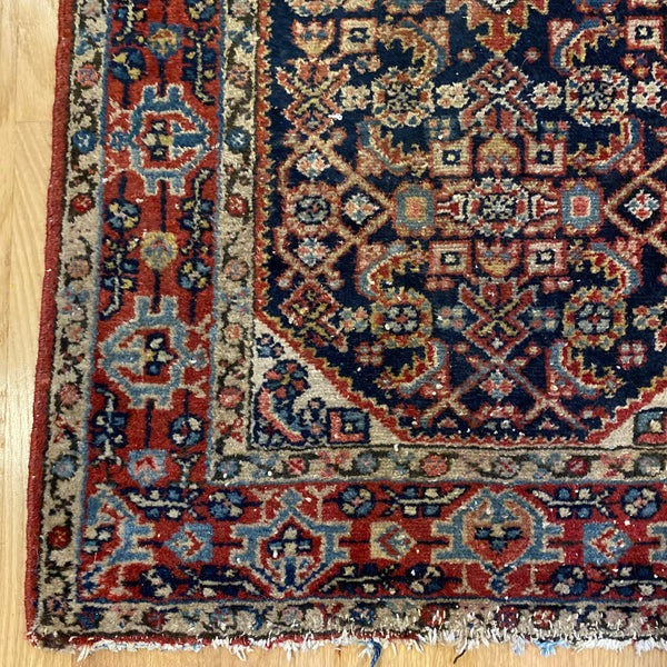 Vintage Rug, 2' 5 x 4' 1 Blue