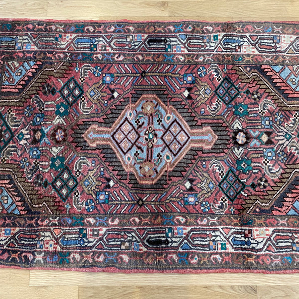 Vintage Rug, 2' 6 x 4' Red