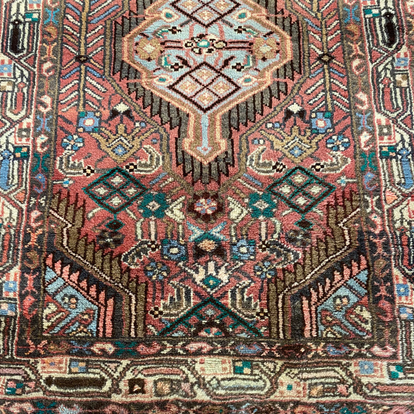 Vintage Rug, 2' 6 x 4' Red