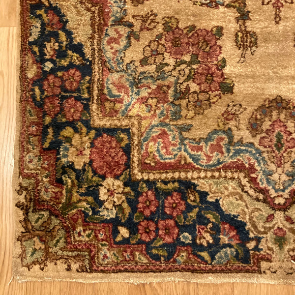 Vintage Rug, 3' 1 x 5' 5 Cream