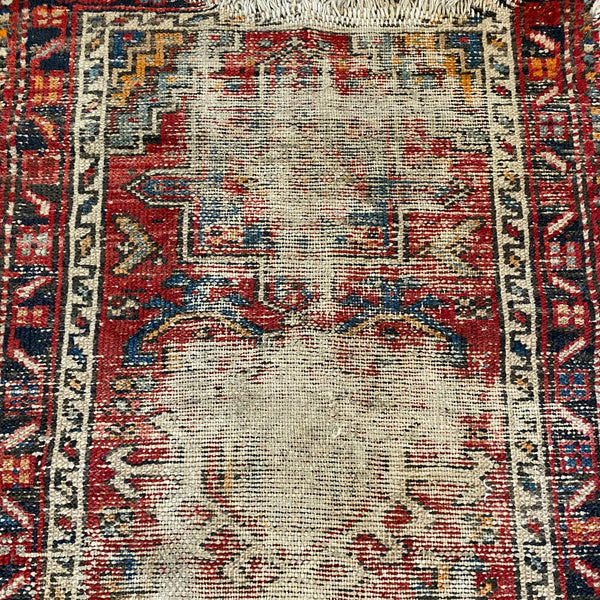 Vintage Rug, 1' 11 x 2' 11 Red