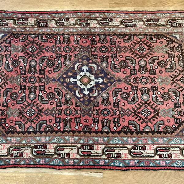 Vintage Rug, 2' 7 x 4' 3 Soft Red