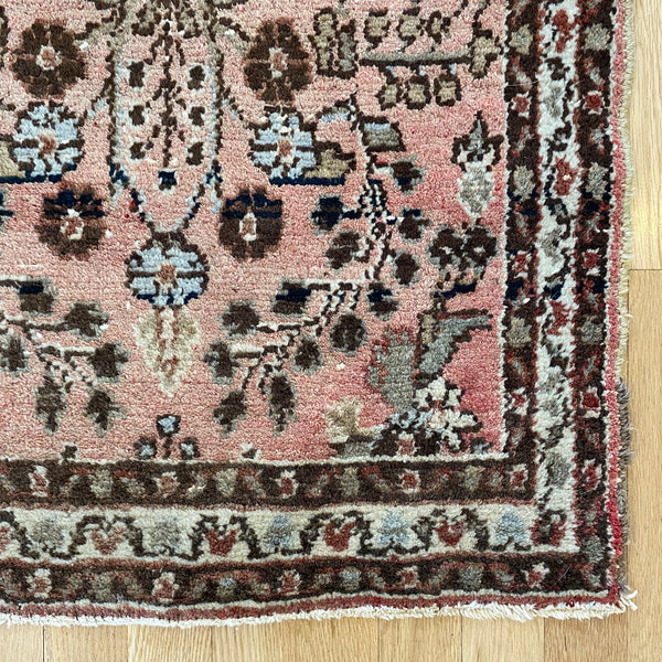 Vintage Rug, 2' 2 x 3' 2 Soft Red