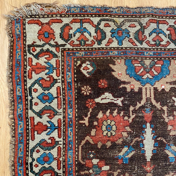 Vintage Rug, 3' 5 x 7' 6 Brown
