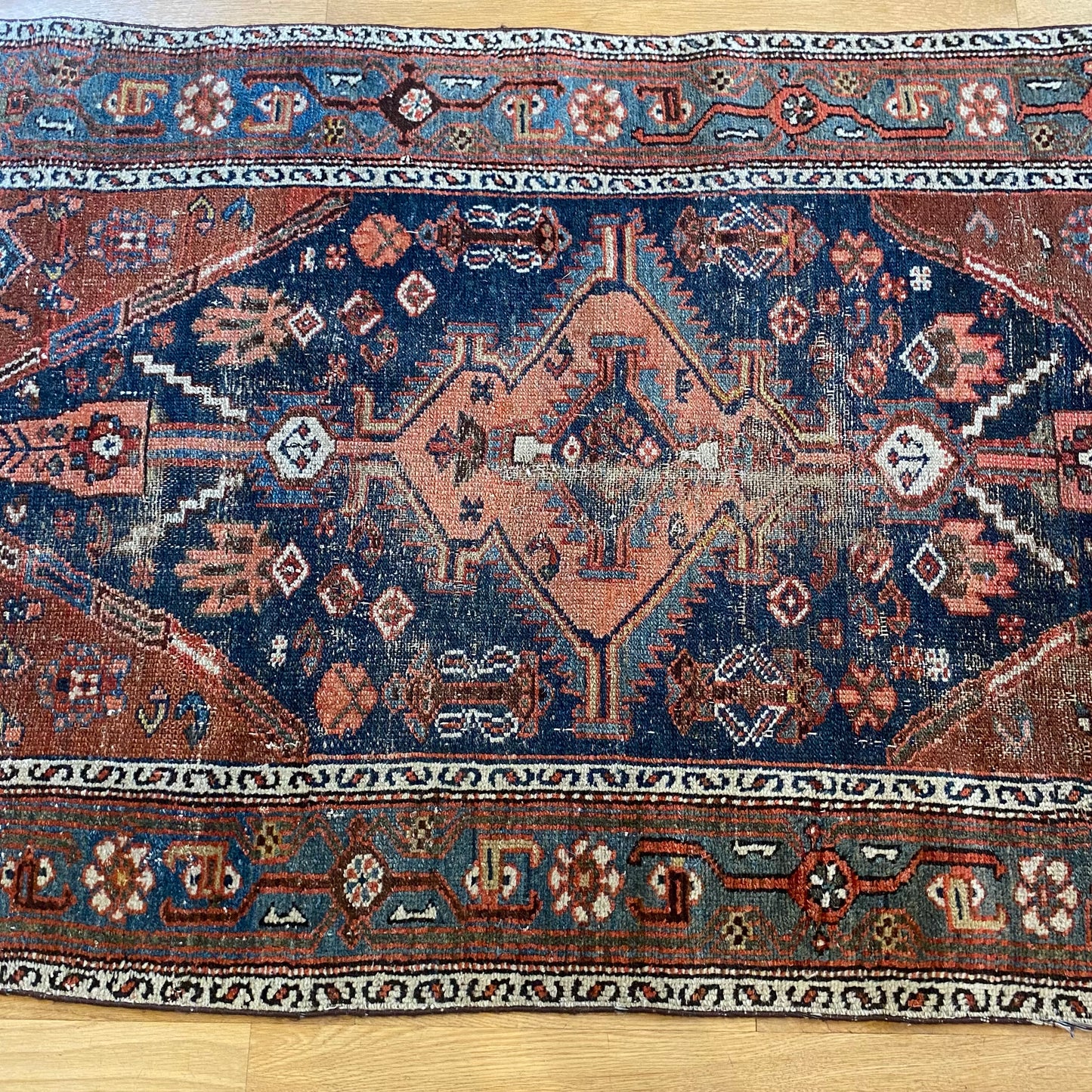 Vintage Rug, 3' 4 x 5' 5 Brown
