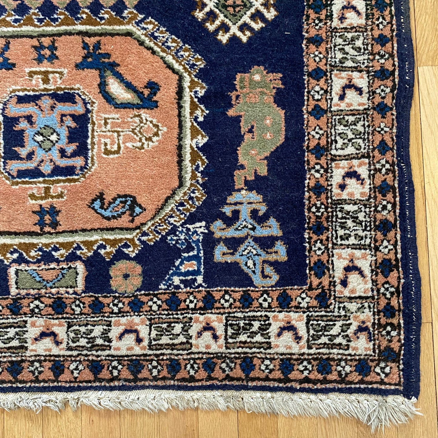 Persian Meshkin, 3' 9 x 5' 4 Blue