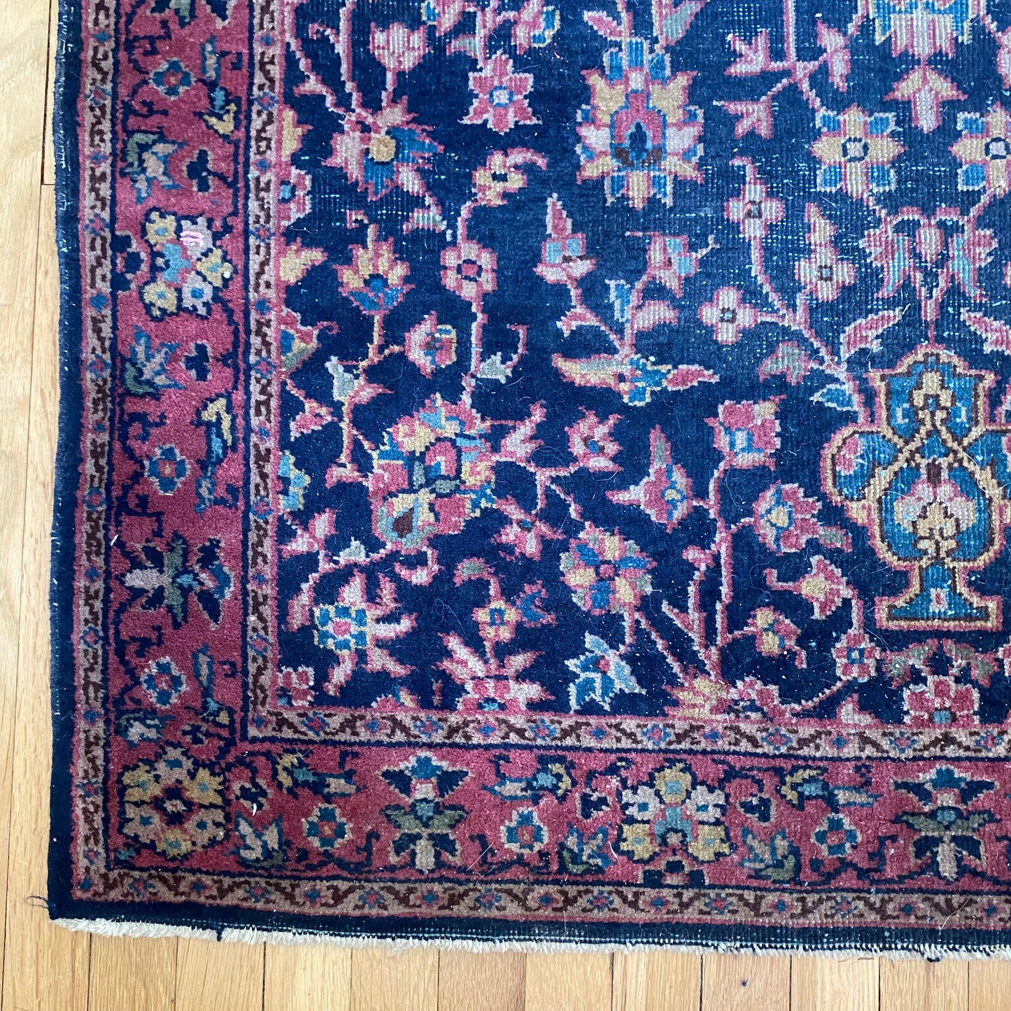Vintage Rug, 4' x 6' 11 Blue