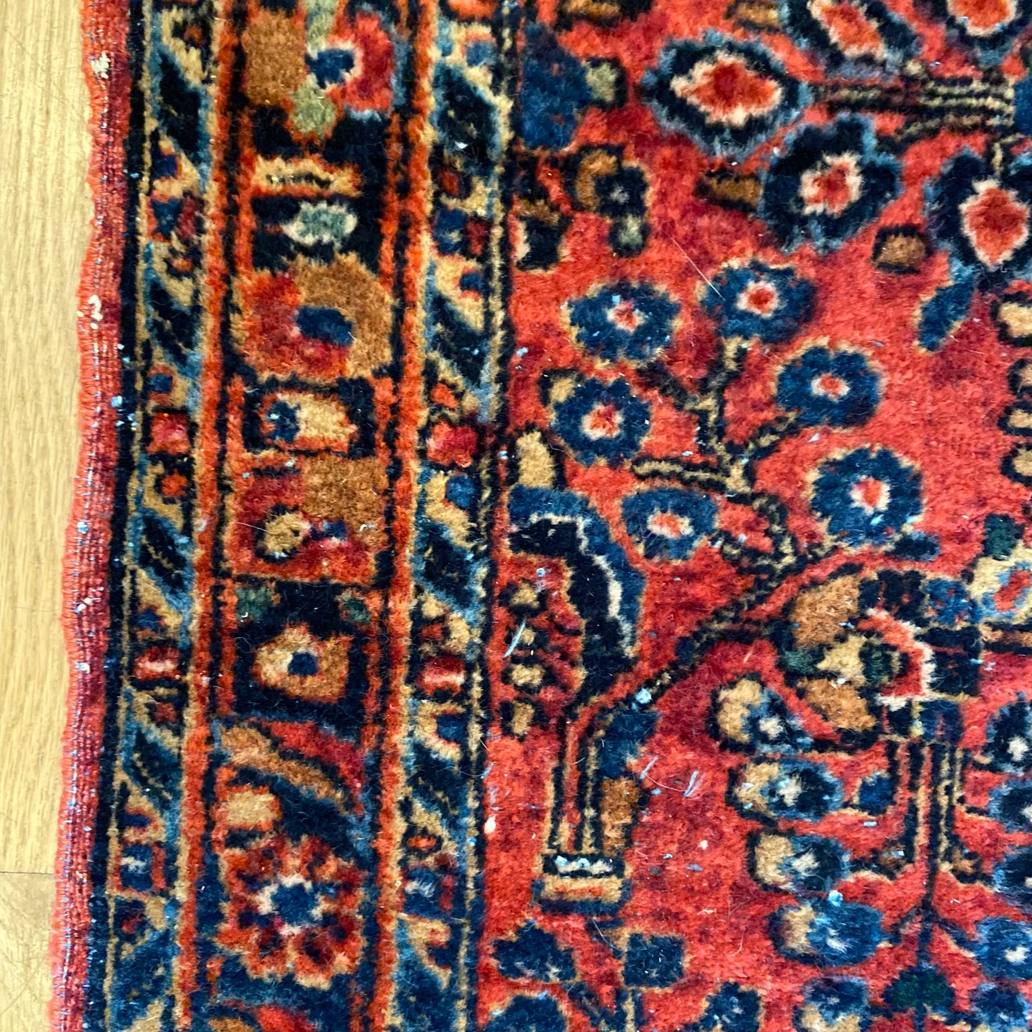 Vintage Rug, 2' 3 x 3' 11 Pink