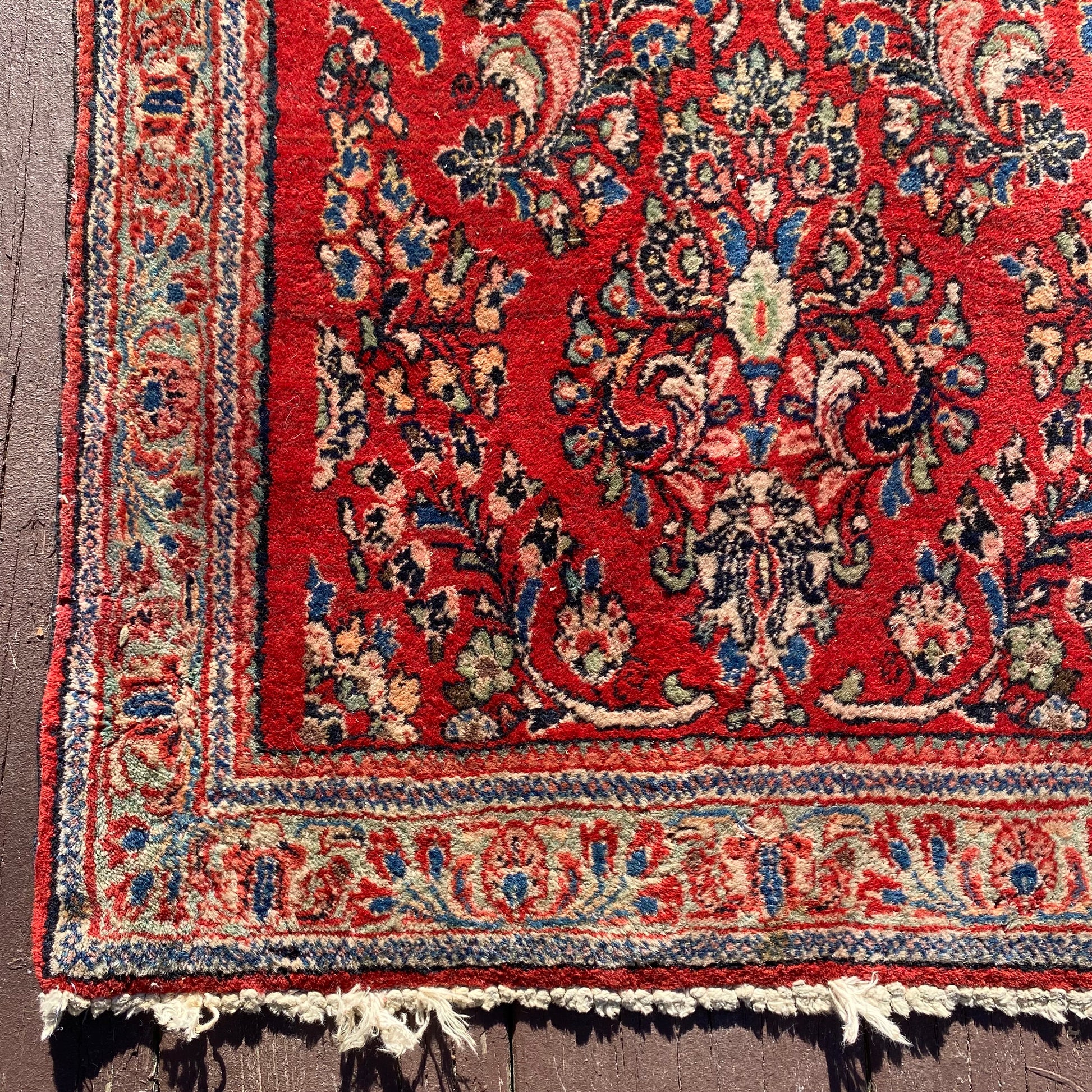 Vintage Rug, 2' 1 x 4' 1 Red - Jessie's Oriental Rugs