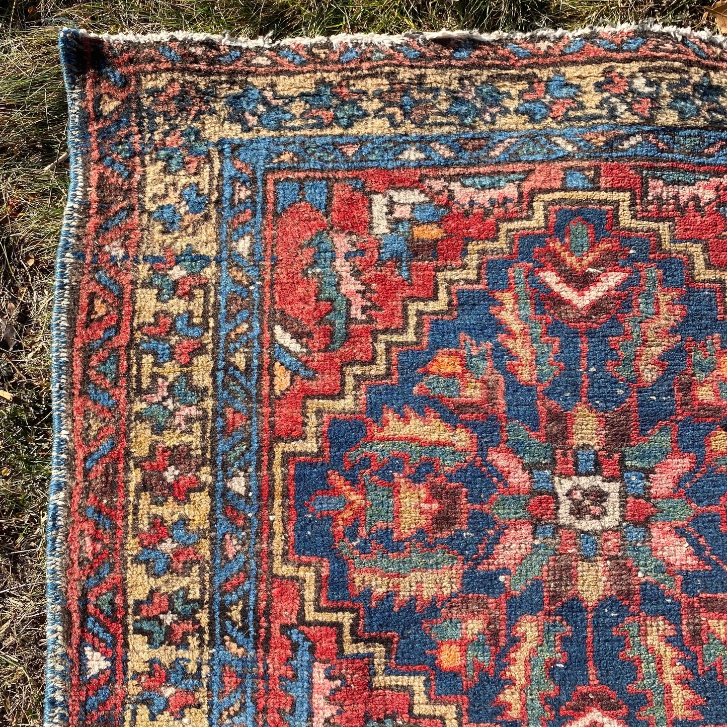 Persian Rug Runner, 2' 11 x 10' 10 Red Vintage - Jessie's Oriental Rugs