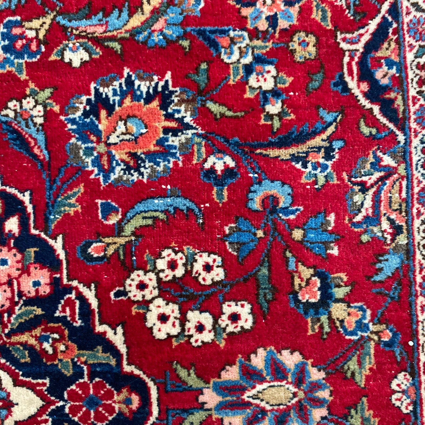 Vintage Rug, 3' 6 x 5' 2 Red