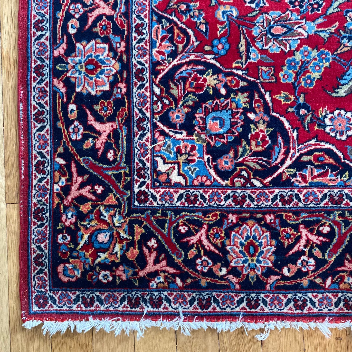 Vintage Rug, 3' 6 x 5' 2 Red