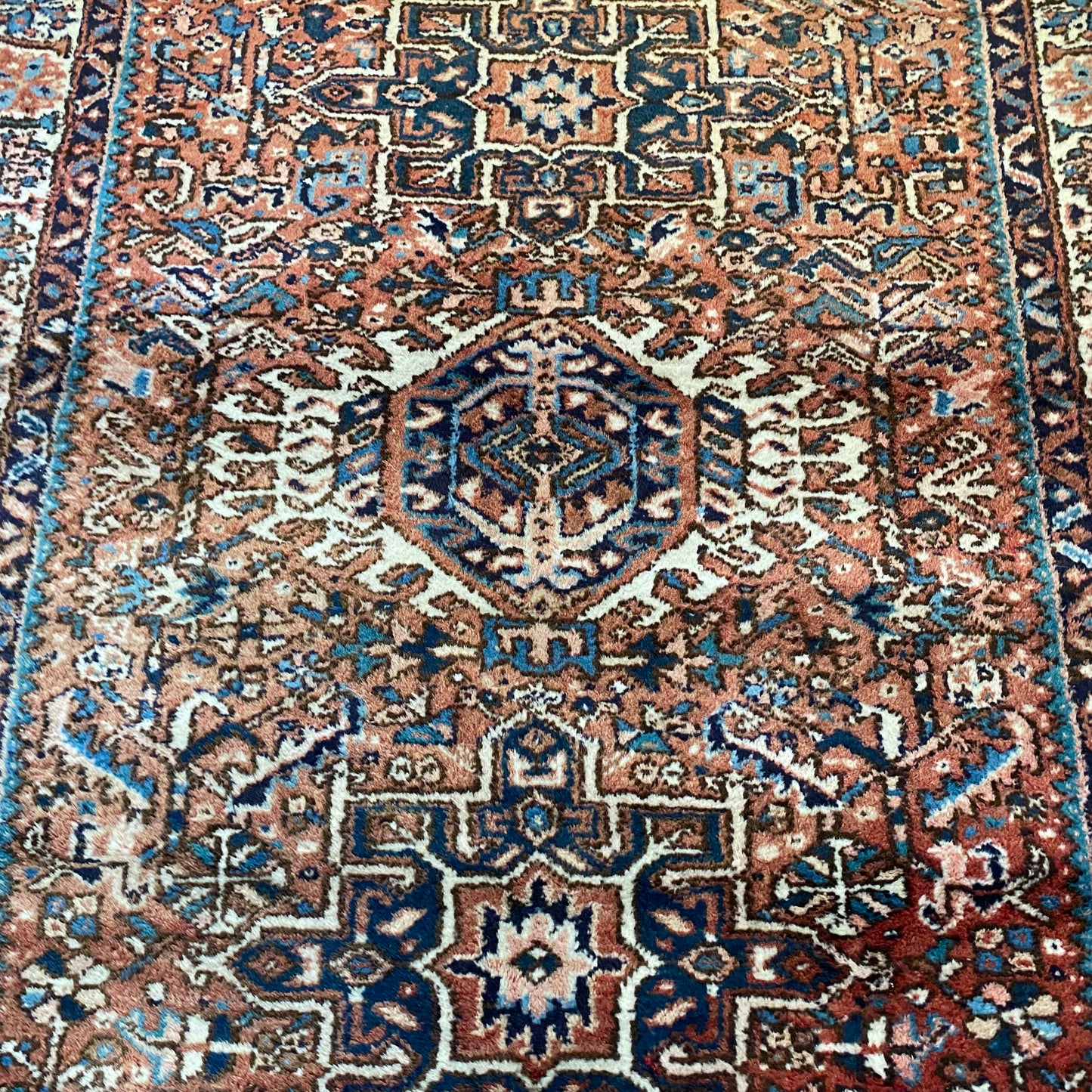Vintage Rug, 3' 10 x 4' 10 Red