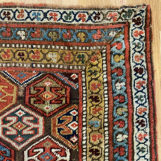 Vintage Rug, 4' 1 x 6' 6 Brown