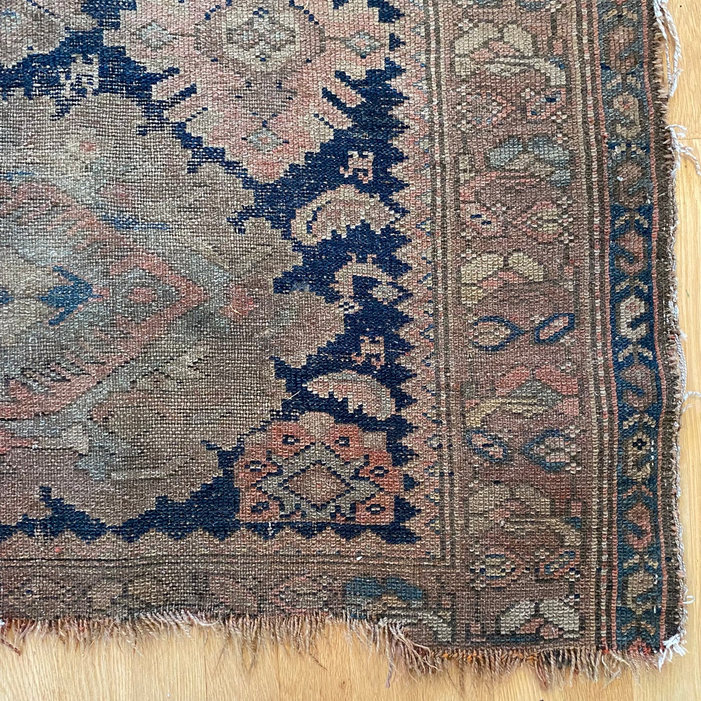 Vintage Rug, 3' 7 x 6' 1 Blue - Jessie's Oriental Rugs