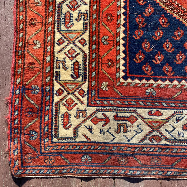 Vintage Rug, 4' 10 x 6' 5 Red