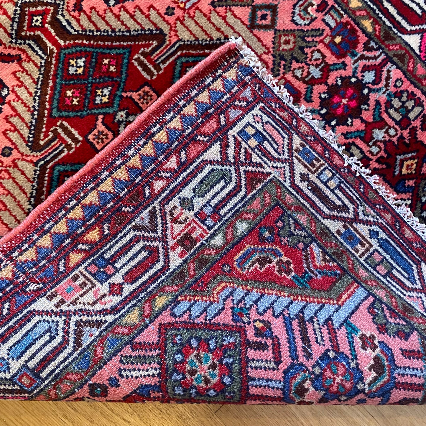 Vintage Rug, 2' 9 x 3' 9 Pink