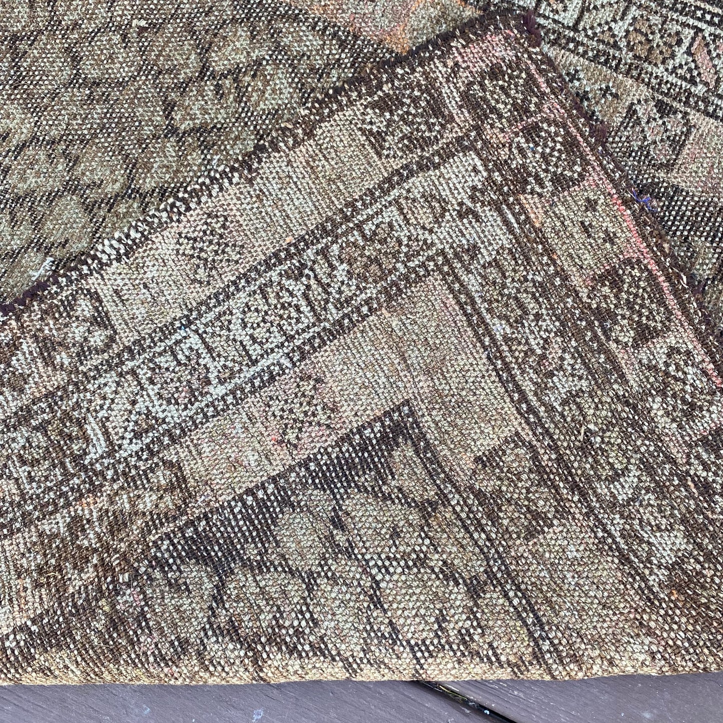 Antique Rug, 3' 3 x 6' 3 Brown