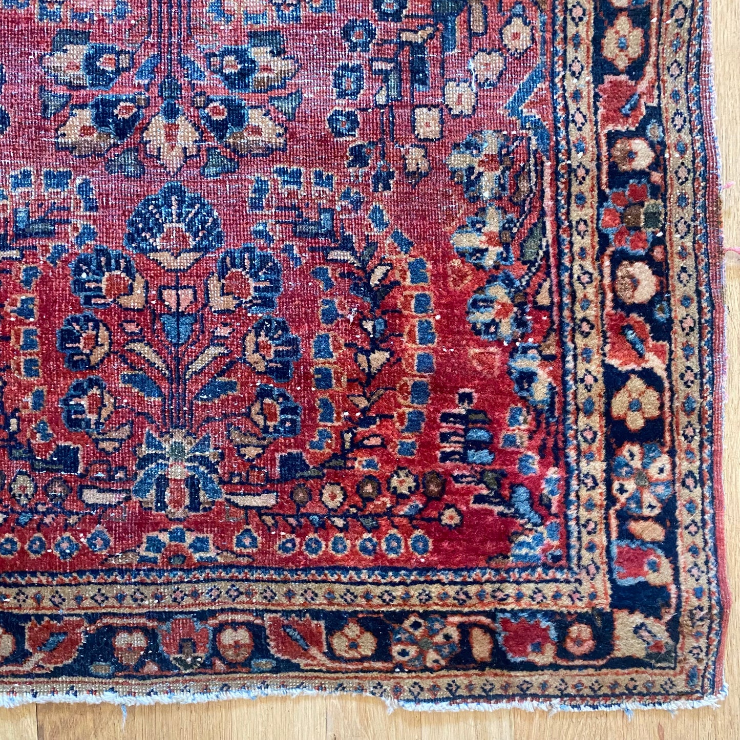 Vintage Rug, 2' 2 x 4' Pink
