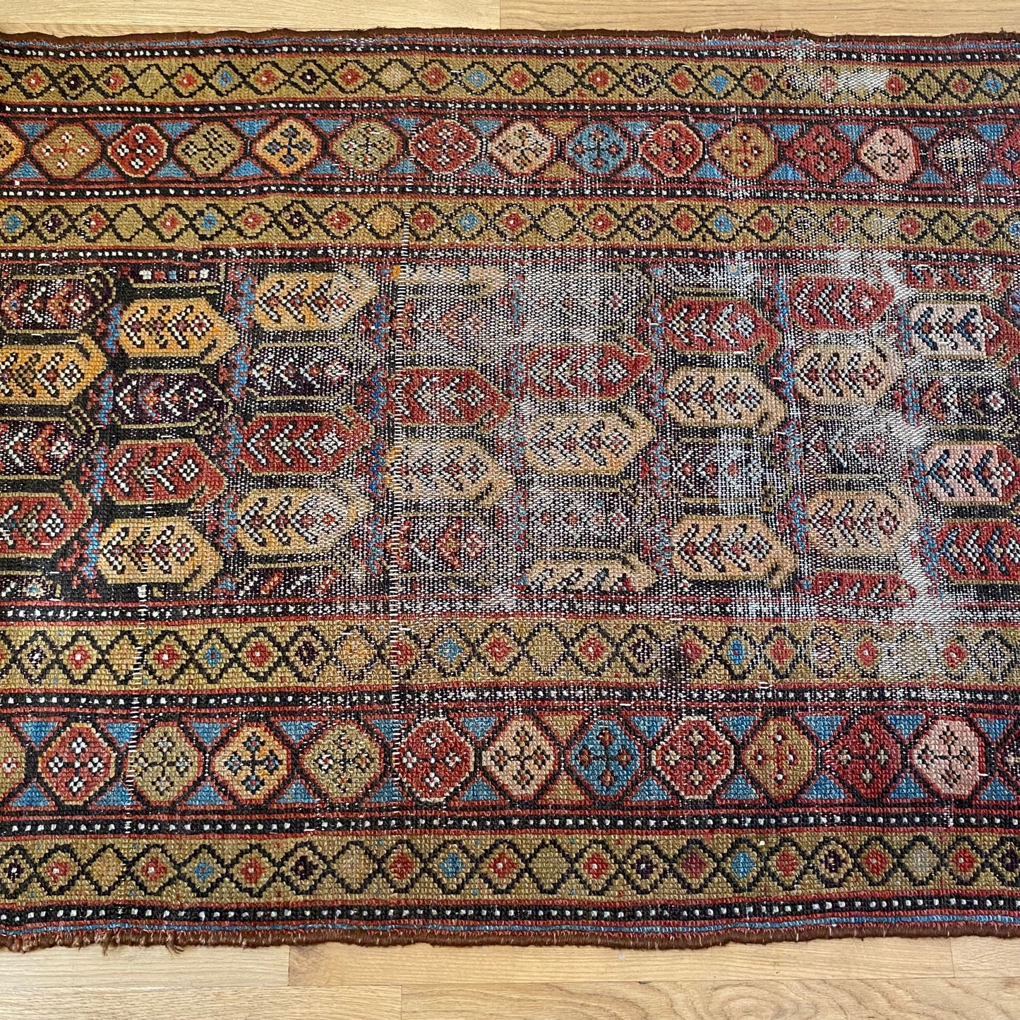 Vintage Rug, 3' 5 x 7' Brown