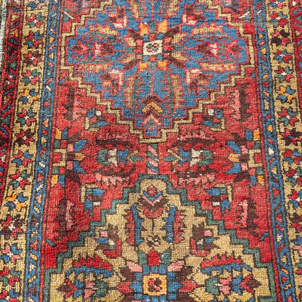 Vintage Rug, 2' 11 x 10' 10 Red Runner