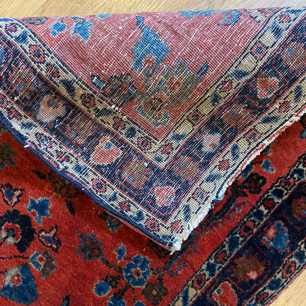 Vintage Rug, 2' x 2' 6 Pink