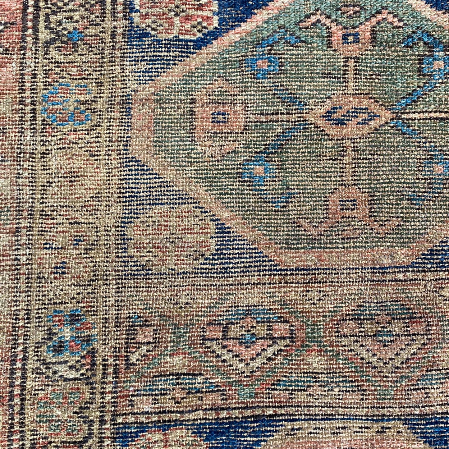 Antique Rug, 3' 1 x 4' 8 Blue