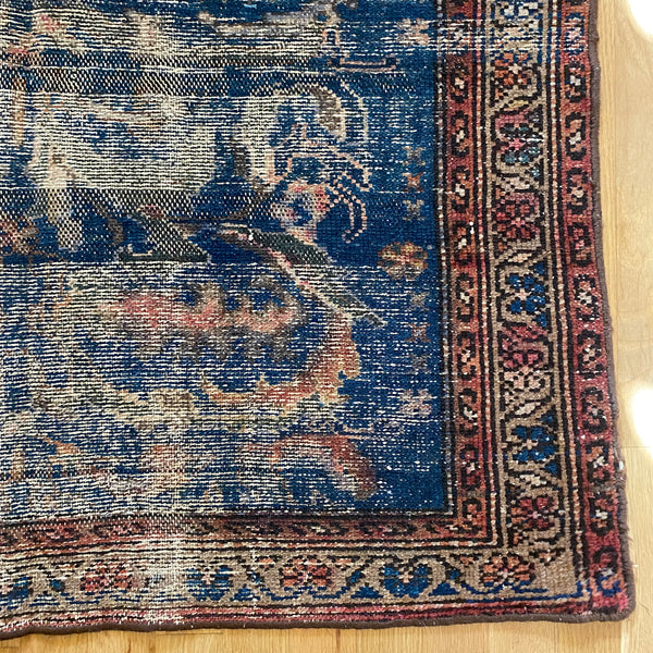 Vintage Rug, 3' 4 x 6' Blue