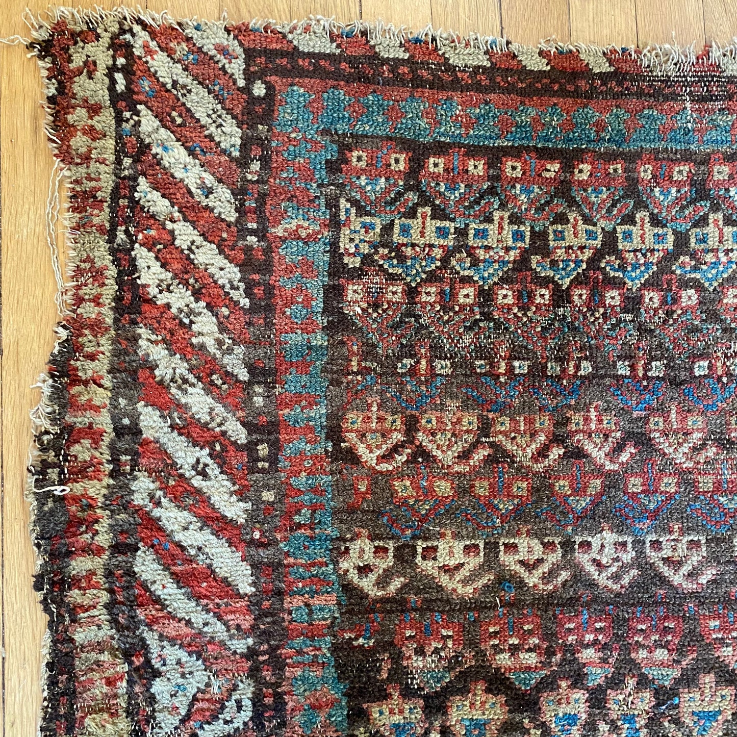 Vintage Rug, 3’ 2 X 6’ 11 Brown
